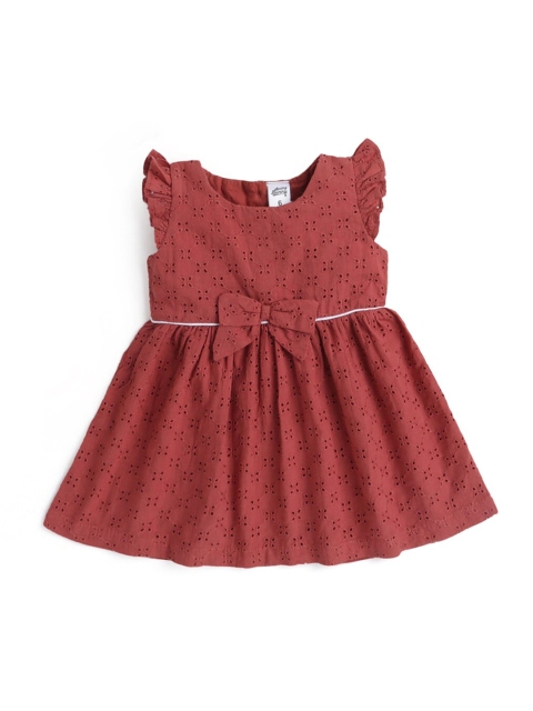 

Hopscotch Kids-Girls Orange Dress