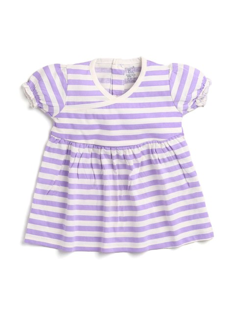 

Hopscotch Purple Striped Dress