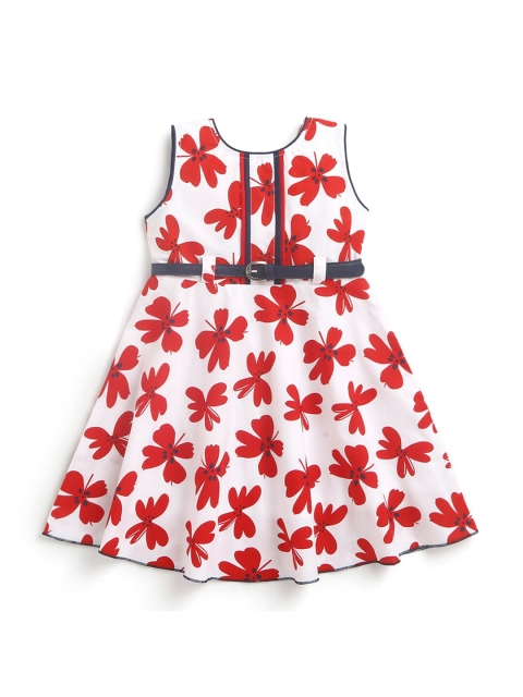 

Hopscotch Navy Blue Floral Dress