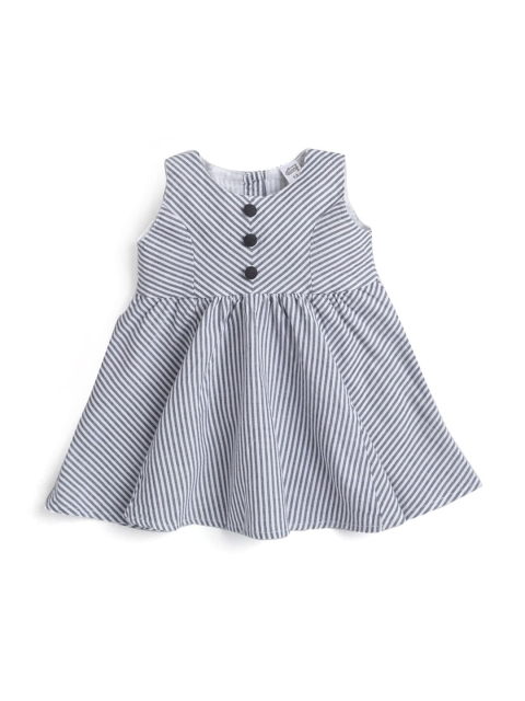 

Hopscotch Grey Striped Dress