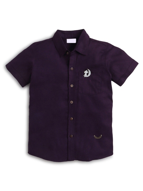 

Hopscotch Boys Purple Casual Shirt