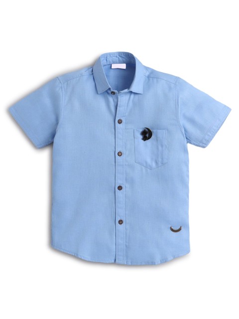

Hopscotch Boys Blue Casual Shirt