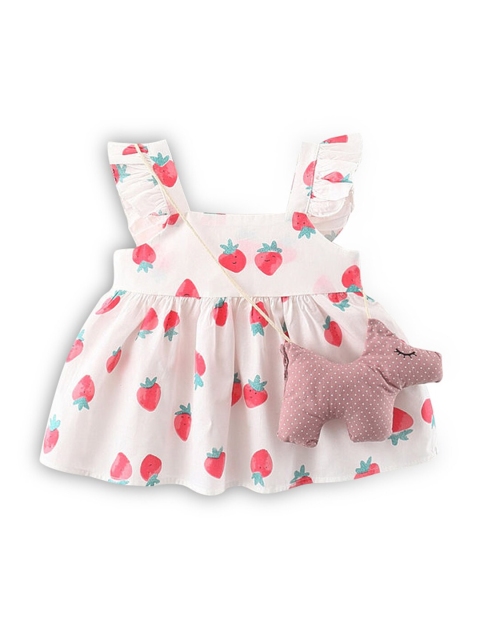 

Hopscotch White Print Empire Top