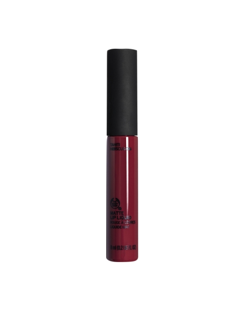 

THE BODY SHOP Matte Sustainable Lip Liquid - 016 Tahiti Hibiscus 8 ml, Maroon