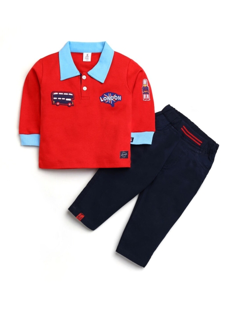 

Hopscotch Boys Black Top with Trousers