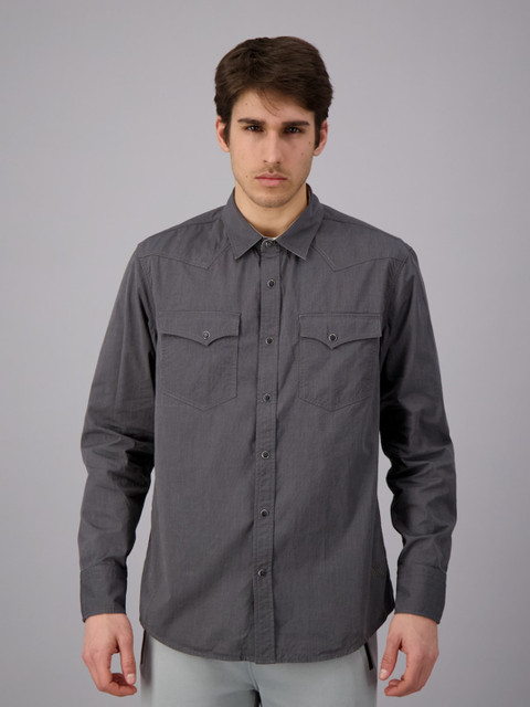 

FREESOUL Men Grey Casual Shirt