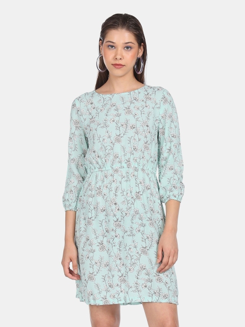 

Aeropostale Green Floral Dress