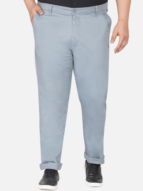 

John Pride Men Grey Comfort Trousers