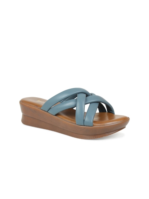 

Inc 5 Women Blue & Brown Comfort Sandals