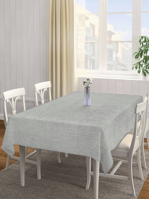 

KLOTTHE Grey Woven Design 6 Seater Rectangular Table Cover