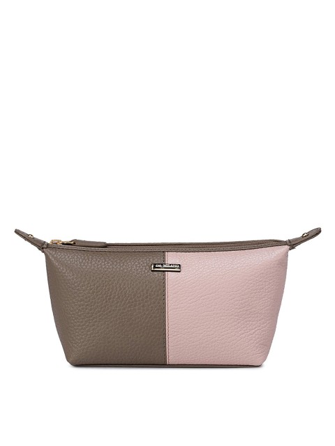 

Da Milano Brown & Pink Solid Travel Accessory