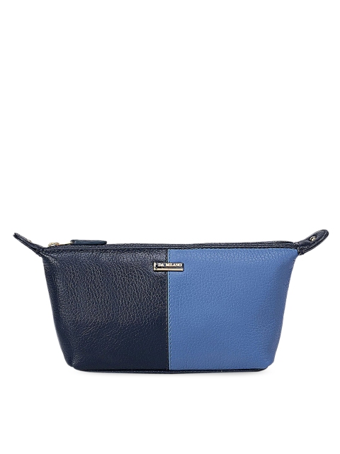 

Da Milano Blue Solid Travel Pouch
