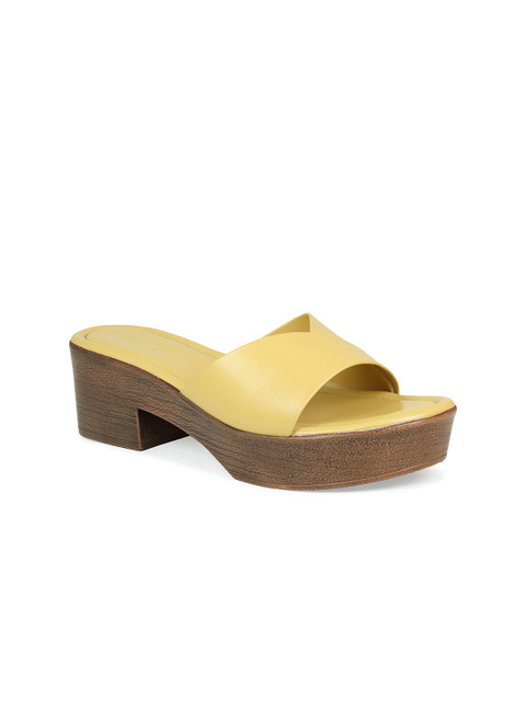 

Inc 5 Women Mustard & Yellow Comfort Sandals