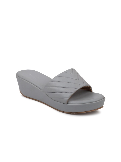 

Inc 5 Women Grey & Grey Comfort Sandals