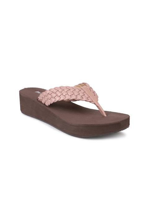 

Inc 5 Women Purple & Purple Ethnic Comfort Sandals