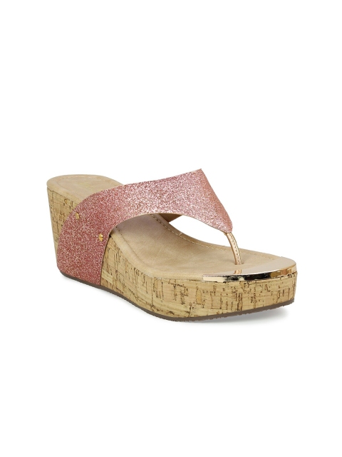 

Inc 5 Women Bronze-Toned Ethnic Comfort Sandals
