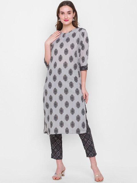 

ZOLA Women Black Ethnic Motifs Kurta with Trousers