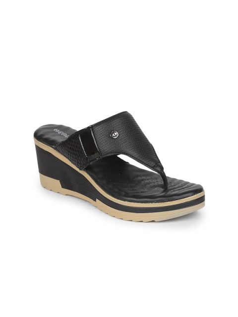

Liberty Women Black & Black Thong Flip-Flops