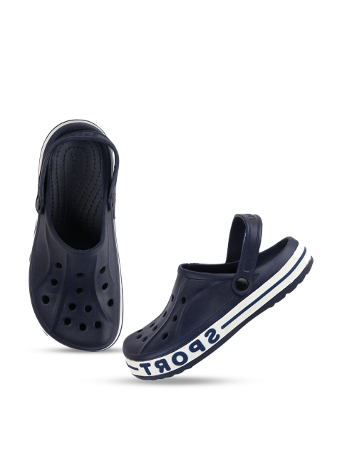 

Try Me Men Navy Blue & White Clogs