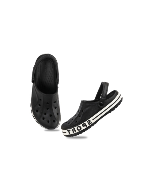 

Try Me Men Black & White Clogs