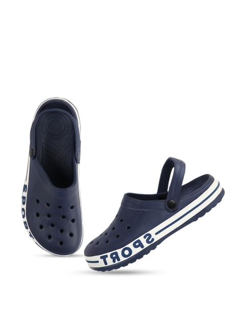 

Try Me Men Navy Blue & White Clogs