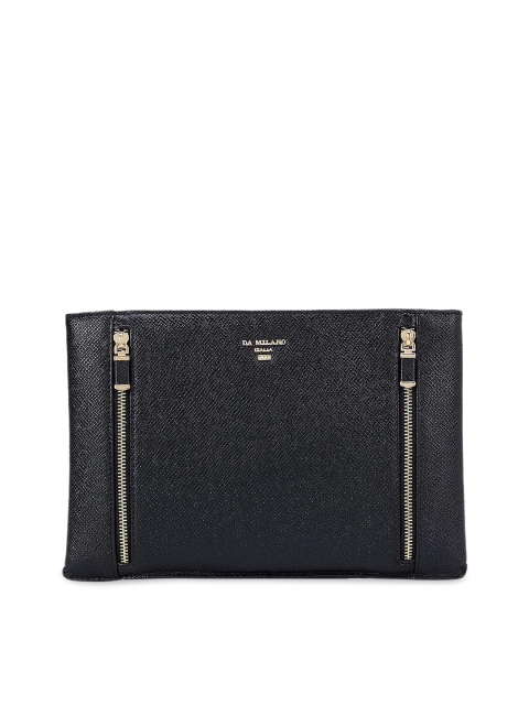 

Da Milano Unisex Black Purse Clutch