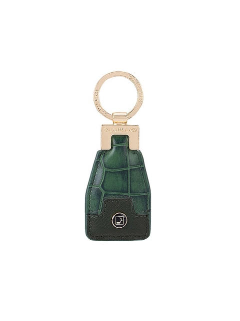 

Da Milano Green & Gold-Toned Textured Key chain