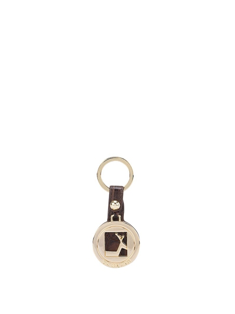 

Da Milano Unisex Brown Leather Key chain
