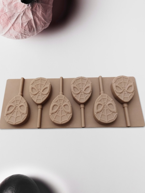 

JoyGlobal Brown Spiderman Lollipop Silicone Mould
