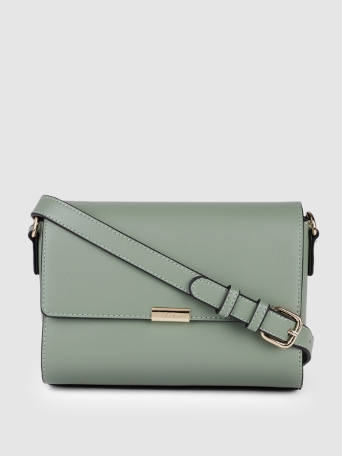 

Van Heusen Green PU Structured Sling Bag