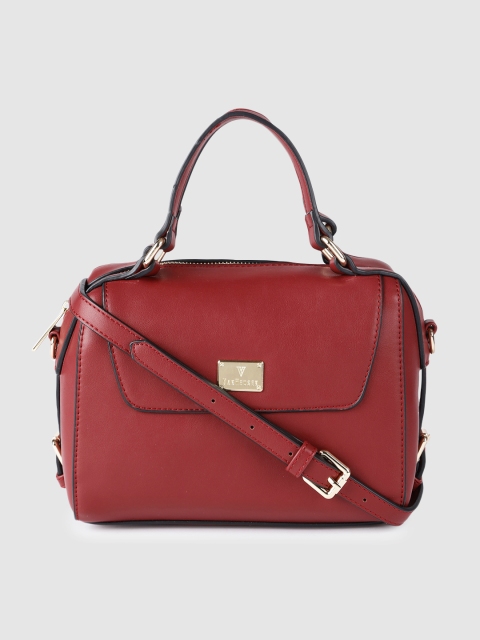 

Van Heusen Maroon PU Bowling Sling Bag
