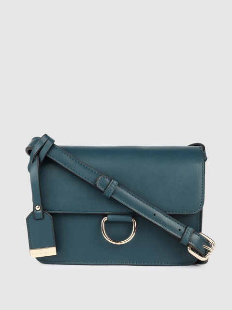 

Van Heusen Teal PU Structured Sling Bag