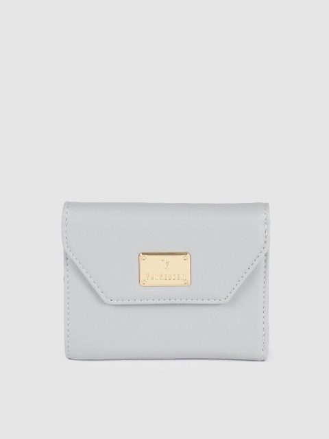

Van Heusen Women Blue PU Three Fold Wallet