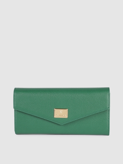 

Van Heusen Women Green Textured PU Envelope