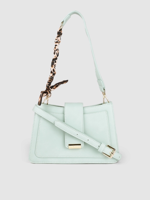

Van Heusen Sea Green Solid Shoulder Bag