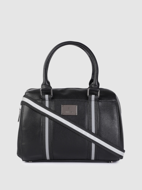 

Van Heusen Black Textured PU Bowling Handheld Bag