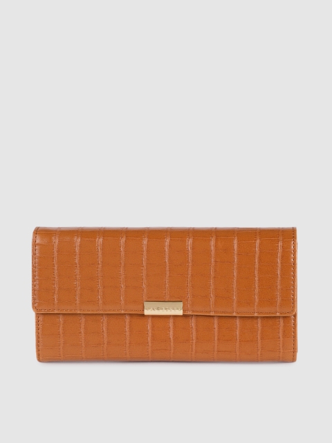 

Van Heusen Women Tan Animal Printed PU Envelope