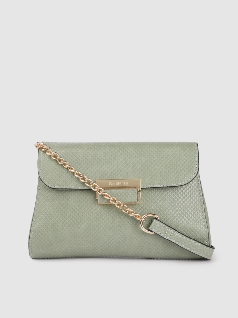 

Van Heusen Women Green Textured Structured Sling Bag