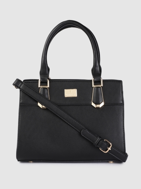 

Van Heusen Black PU Structured Handheld Bag