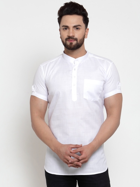 

Kaifoo Men White Kurta
