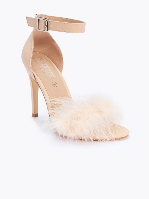 

Truffle Collection Women Beige Solid Heels