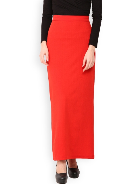 

Trend Arrest Red Maxi Pencil Skirt