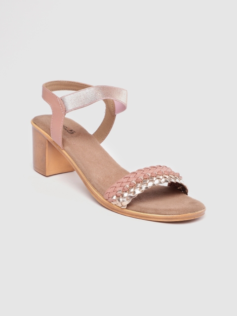 

Inc 5 Women Peach-Coloured & Peach-Coloured Comfort Sandals