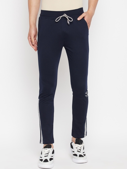 

FirstKrush Men Navy Blue Regular Fit Solid Cotton Track Pants