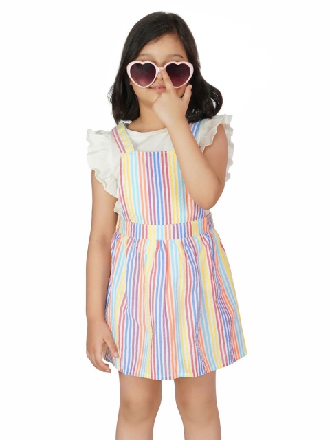 

Dress My Angel Girls Assorted Pinafore Dress With Top