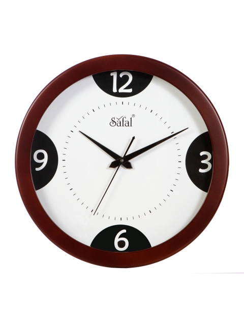 

Safal White & Brown Dial 34 cm Analogue Wall Clock