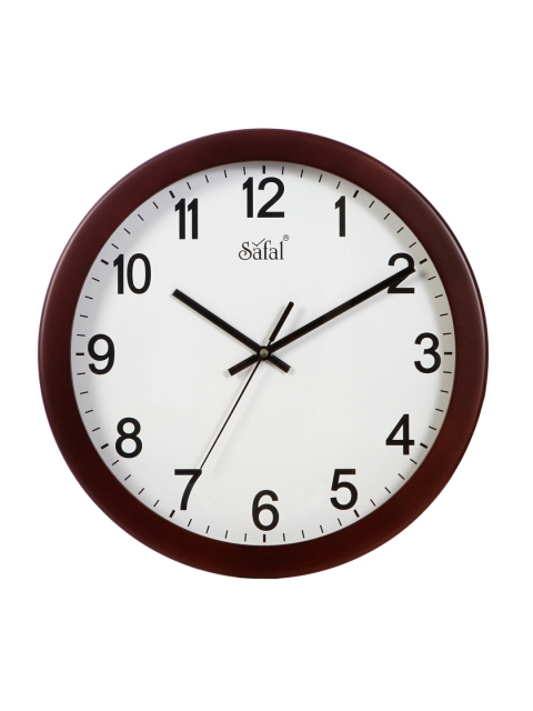 

Safal White & Brown Dial 34 cm Analogue Wall Clock