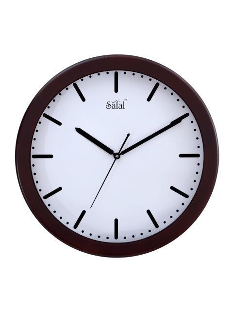 

Safal White & Brown Dial 34 cm Analogue Wall Clock