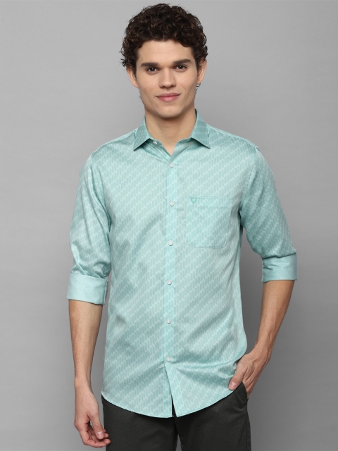

Allen Solly Men Green Slim Fit Printed Casual Shirt