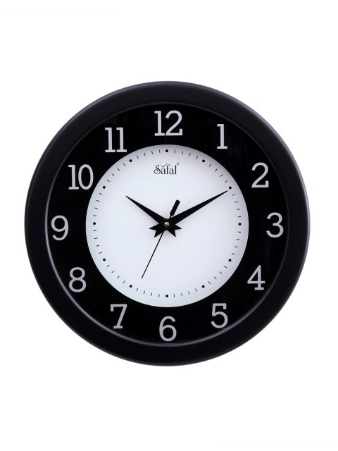 

Safal Black & White Dial 29 cm Analogue Wall Clock